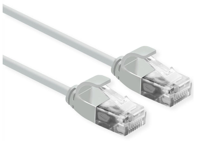 Cavo Rete Utp Cat 6A 0 3Mt Slim Grey No Schermato Per Data Center - Visualizzazione dettagliata
