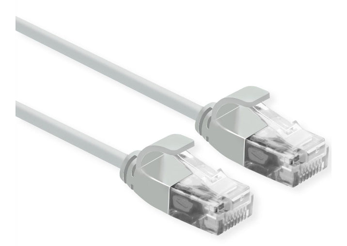 Cavo Rete Utp Cat 6A 1Mt Slim Grey No Schermato Per Data Center - Visualizzazione dettagliata