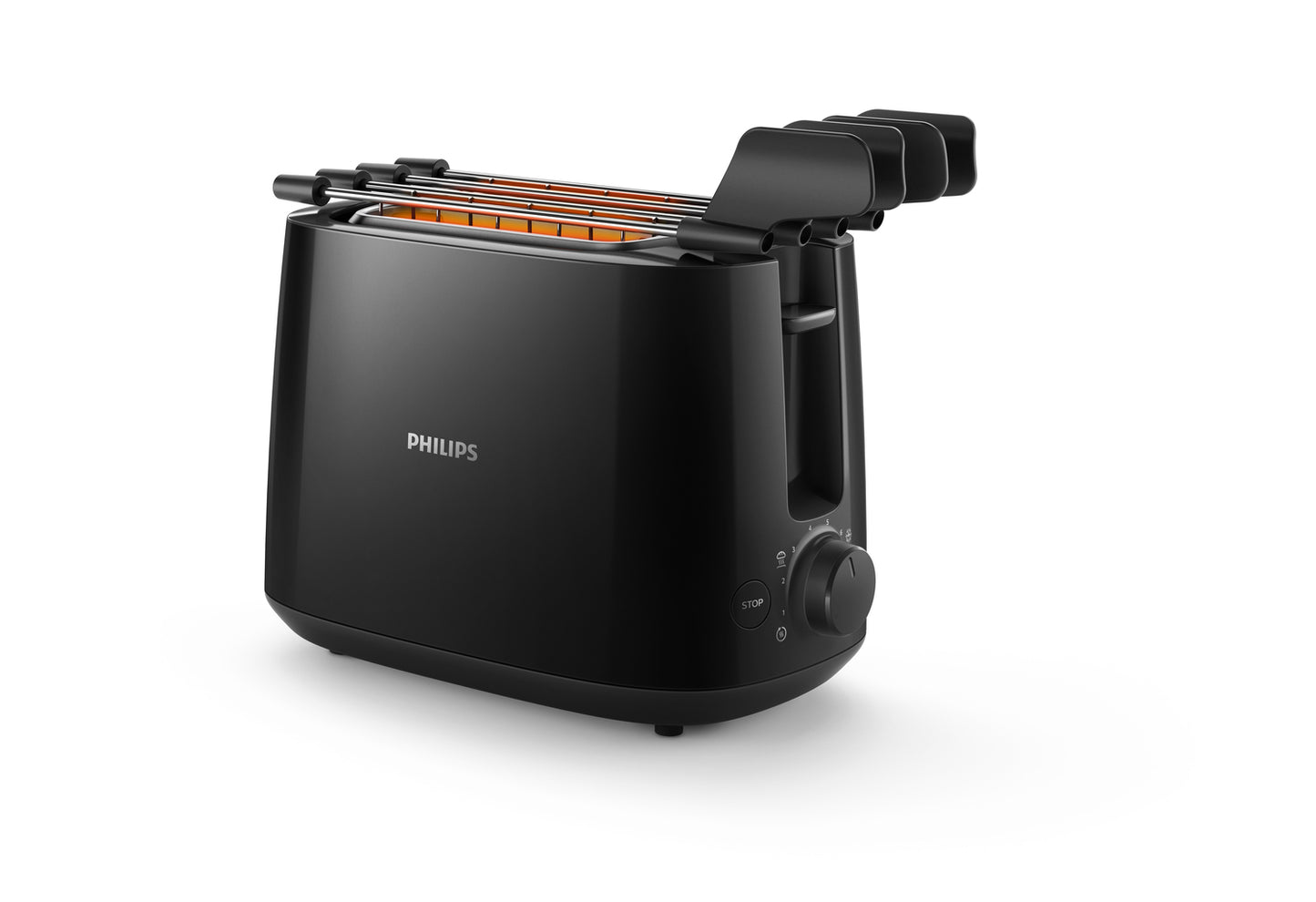 Philips Hd2583 00 Tostapane 1000 Watt Nero - Visualizzazione dettagliata