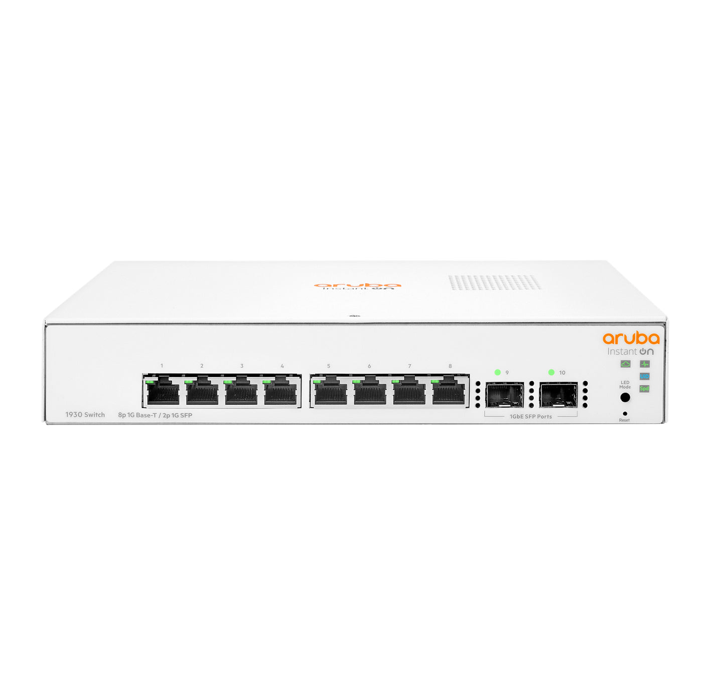 Switch 8P Gigabit 2Uplink Aruba Ins Tant On 1930 Hpe - Visualizzazione dettagliata