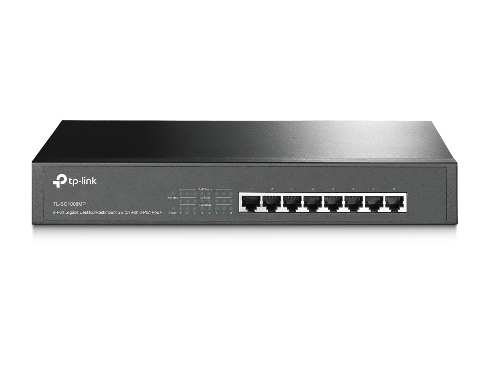 Switch 8P Gigabit Poe 8P Gigabit Rj45 126W Poe Power - Visualizzazione dettagliata