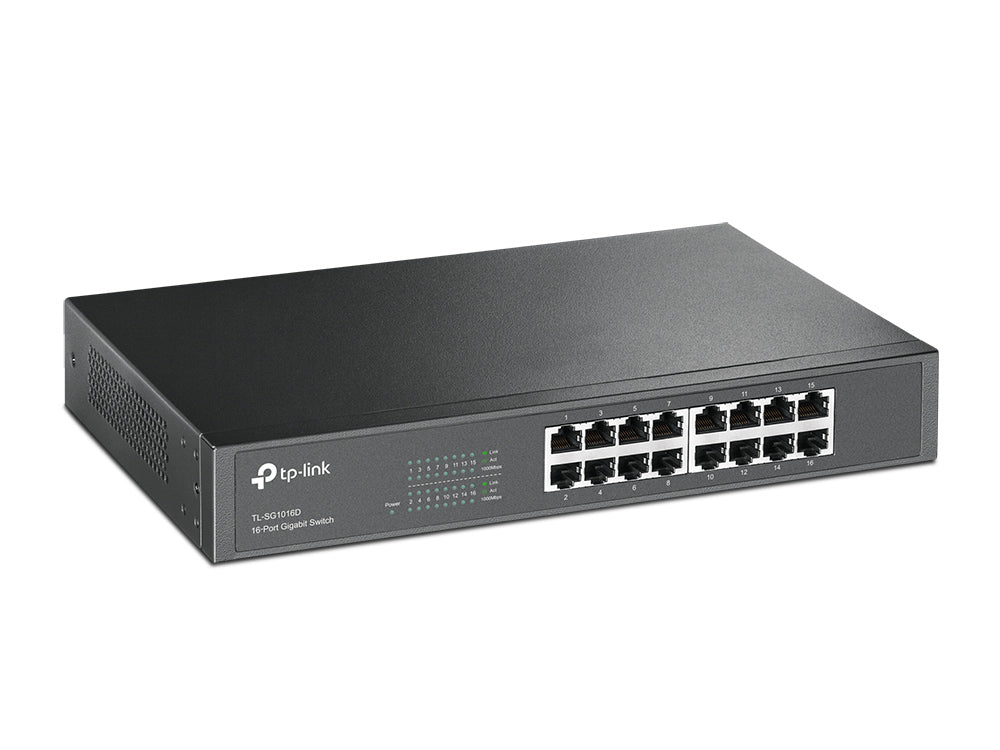 Switch 16P Gigabit Tp Link Rack Unmanaged - Visualizzazione dettagliata