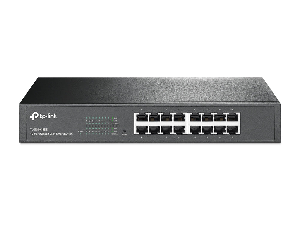 Switch 16P Gigabit Easy Managed Tpl Ink Kit Montaggio Rack - Visualizzazione dettagliata