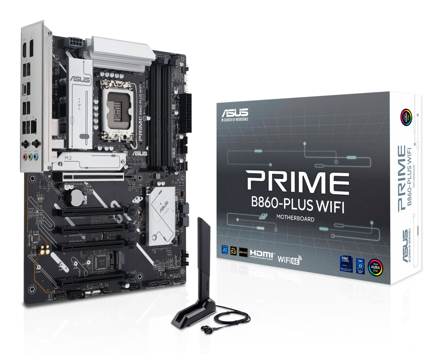 Mb Asus Prime B860 Plus Wifi 1851 4D5 2M2 4S3 1Hd 2Dp Matx - Visualizzazione dettagliata