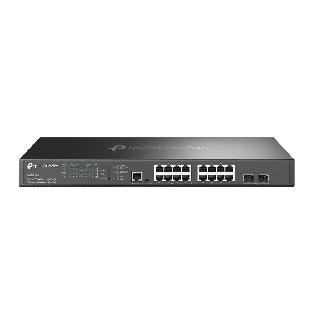 Switch 16P 2 5Gbase T Poe 2Slot 10Ge Sfp Managed L2 Omada - Visualizzazione dettagliata