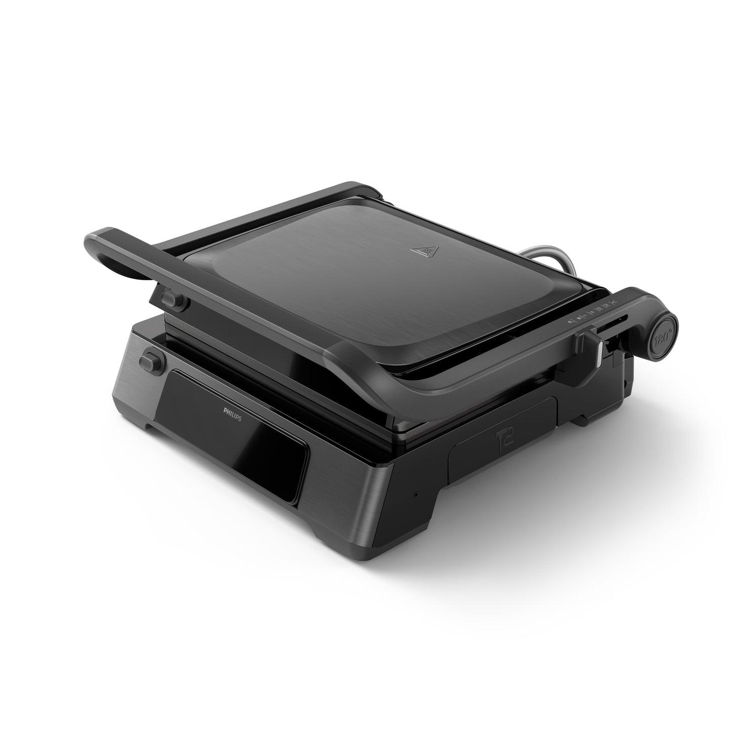 Philips Grill Elettronico Digitale 2000W Timer Sonda Termica 180 - Visualizzazione dettagliata