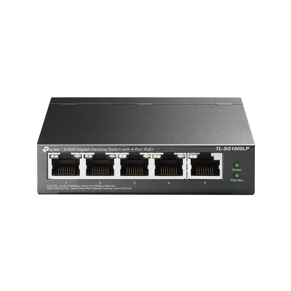 Switch 5P 10 100Mbps Di Cui 4P Poe 40W Poe Power Plug And Play - Visualizzazione dettagliata