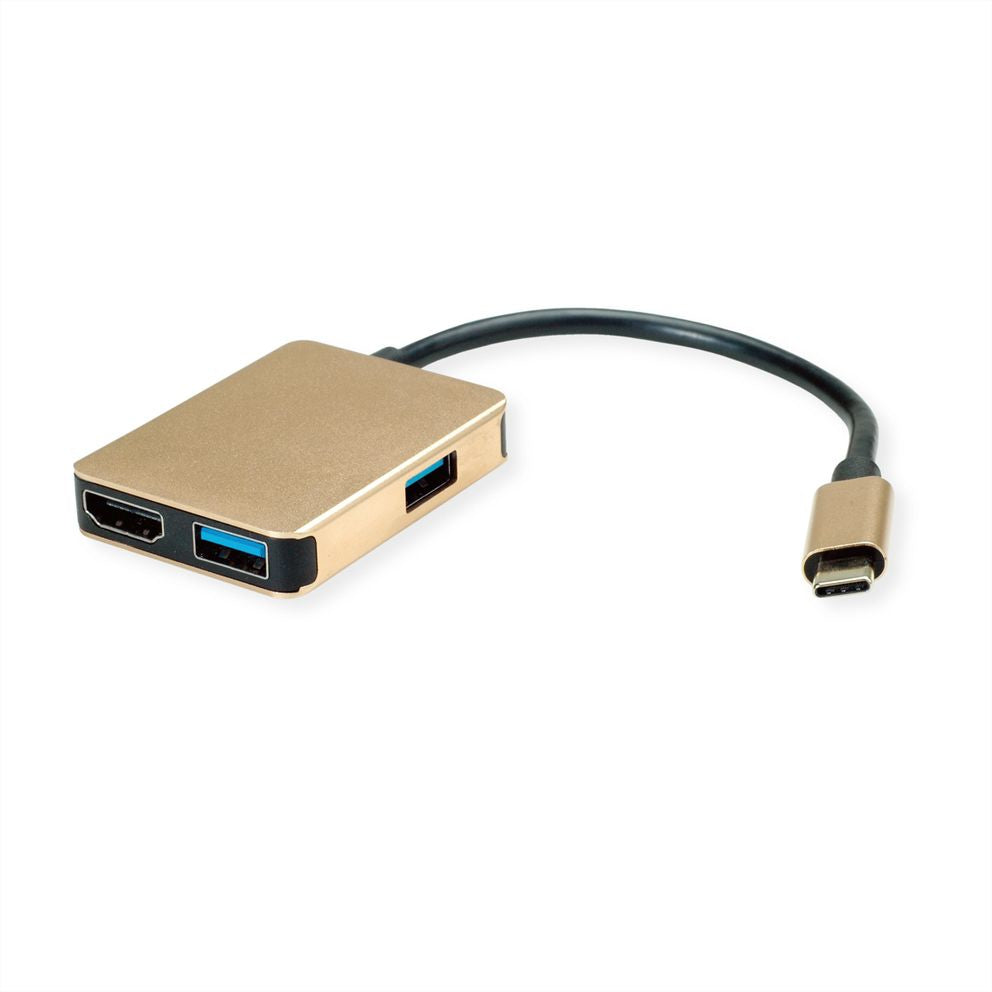 Docking Type C Multiport 4In1 1 Hdmi 4K 2 Usb 3 2 1 Usb C Pd - Visualizzazione dettagliata