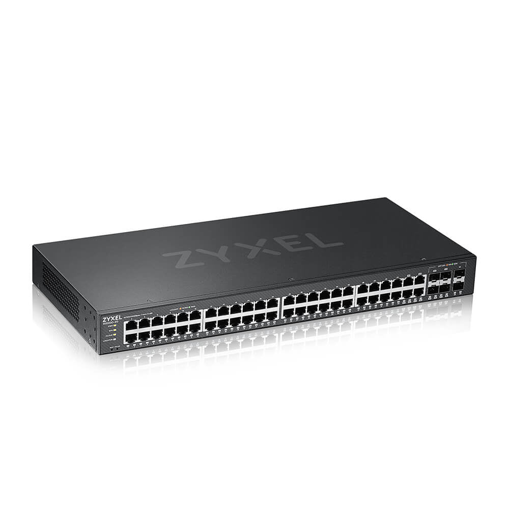 Switch 44P Giga Poe 4P Dual Gigabi T 2Sfp Ipv6 Nebulaflex Rack 19 - Visualizzazione dettagliata