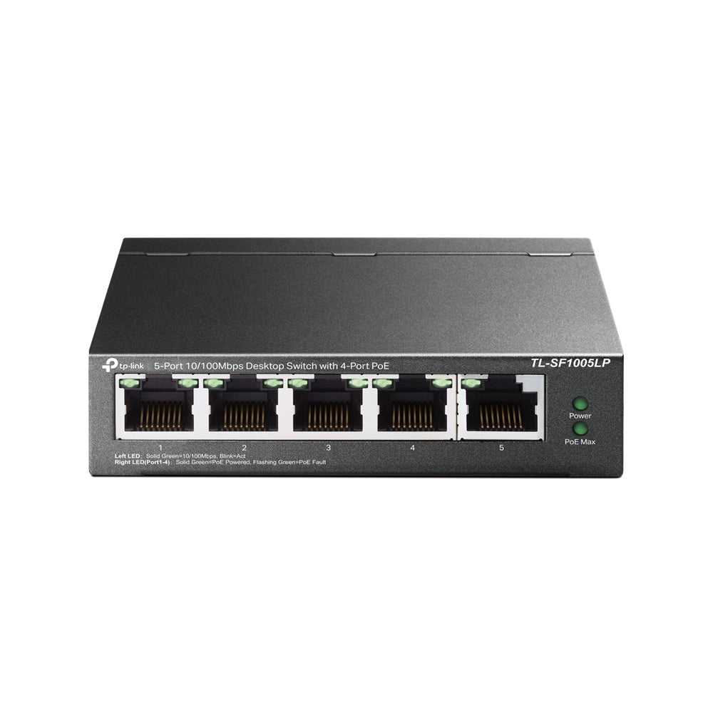 Switch 5P 10 100Mbps Di Cui 4P Poe 41W Poe Power Plug And Play - Visualizzazione dettagliata