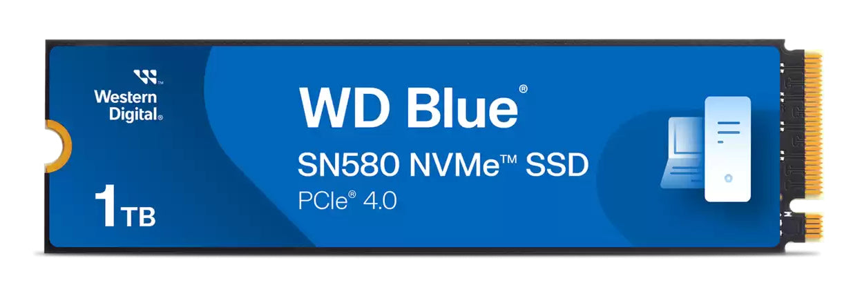 Ssd M 2 1Tb 2280 Nvme Blue Sn580 Pcie 4 0 R W 4150 4150 Mb S - Visualizzazione dettagliata