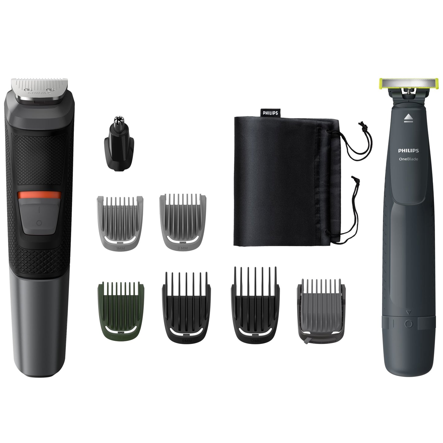 Philips Grooming Kit Special Bundle Mg5720 One Blade 2 Rasoi - Visualizzazione dettagliata