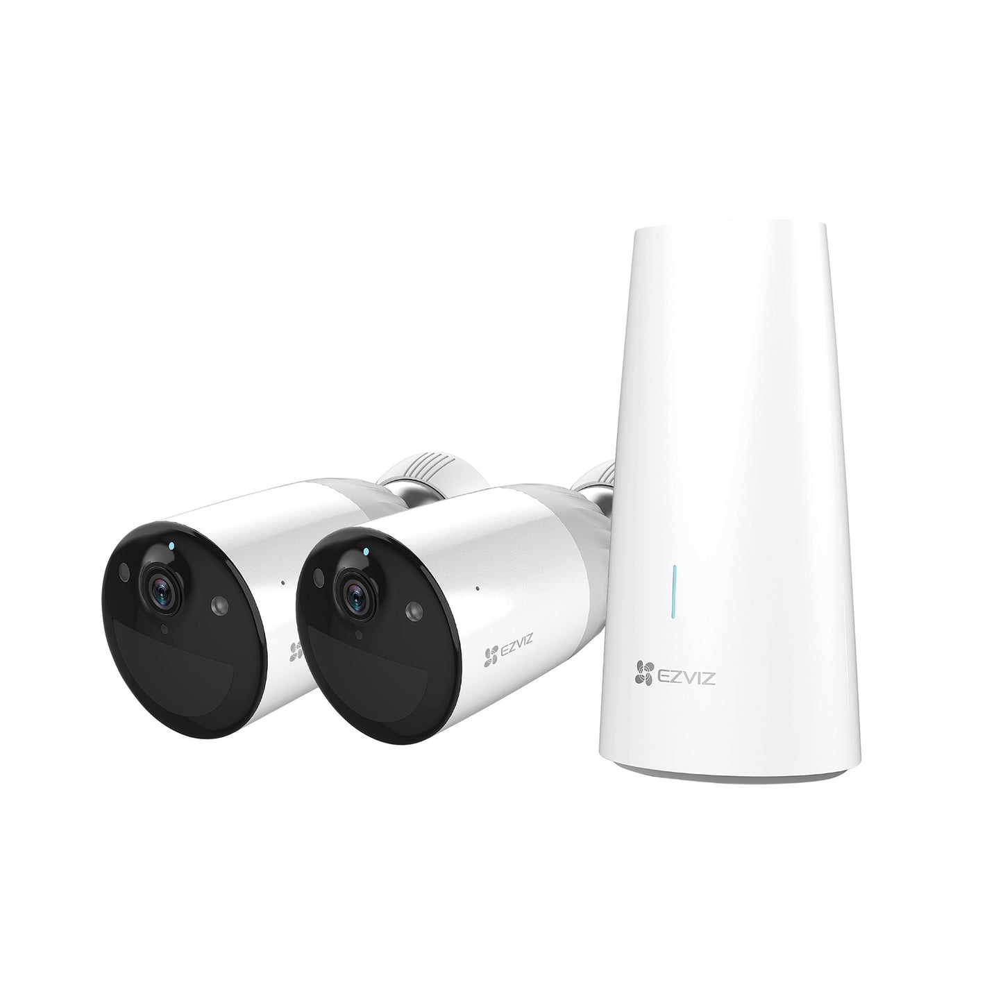 Kit 2 Cam Base Lan Colornight Ai Ip66 Autonom Batt 1 Anno Fhd Pir - Visualizzazione dettagliata