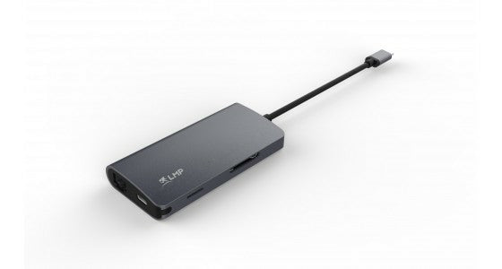Minidock Lmp Usb C 8Porte Spacegray Hdmi Rj45 Sd Micro Sd 3 Usb 1 Usb C - Visualizzazione dettagliata