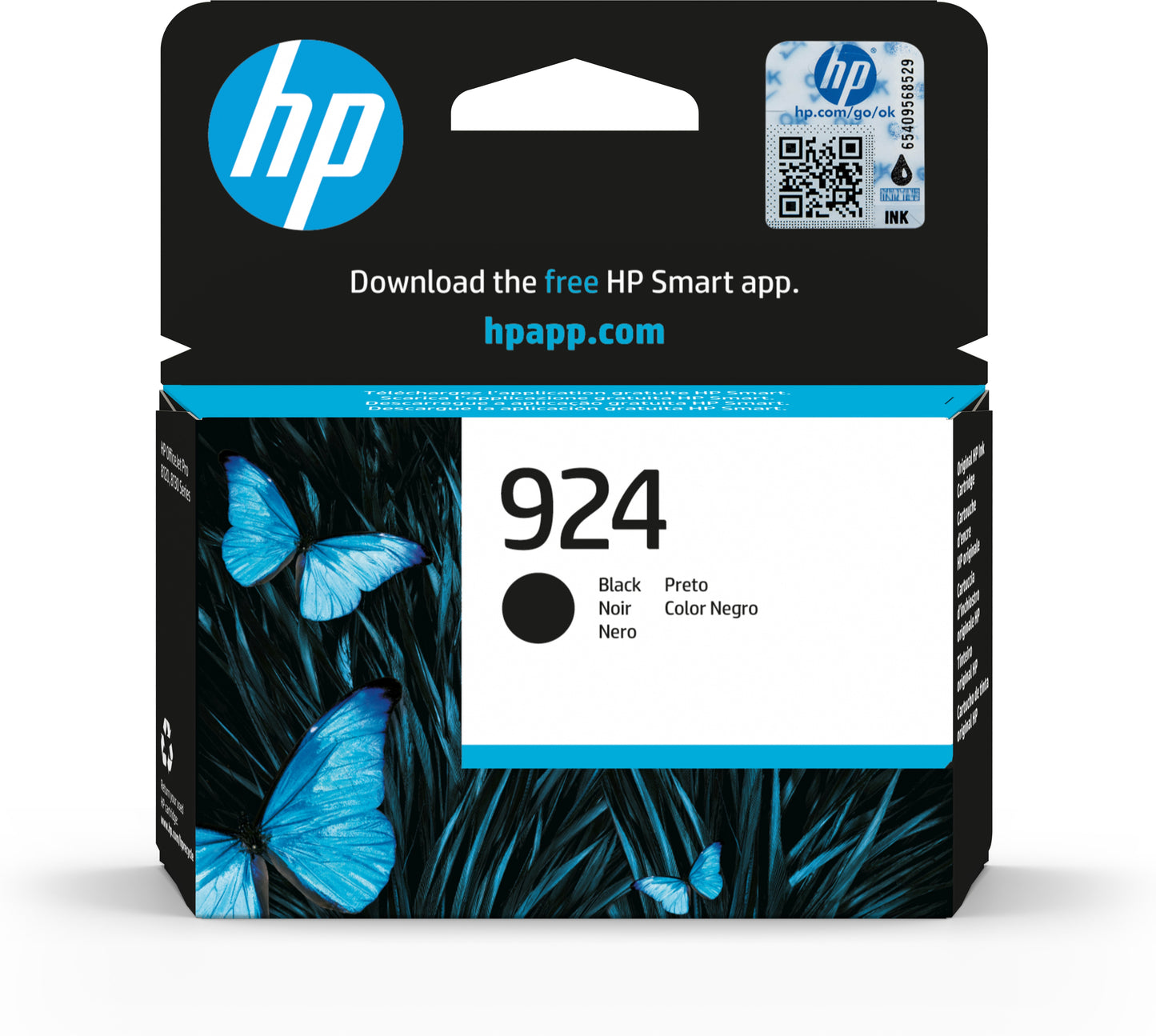 Ink 924 Nero Officejet Pro 8125 400Pg - Visualizzazione dettagliata