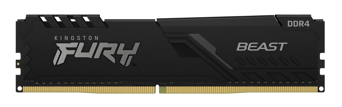 Ddr4 8Gb 3200 Mhz Fury Beast Black Cl16 Kingston - Visualizzazione dettagliata