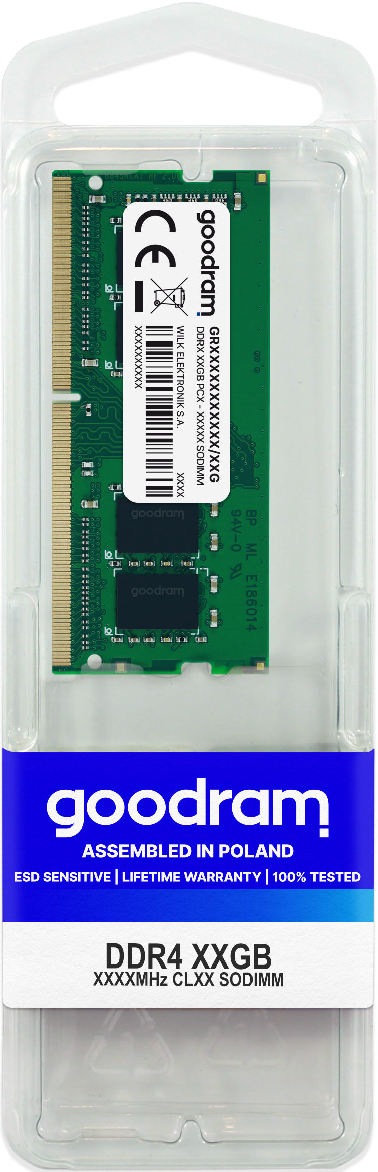 Ddr4 8Gb 3200 Mhz So Dimm Goodram Cl22 - Visualizzazione dettagliata