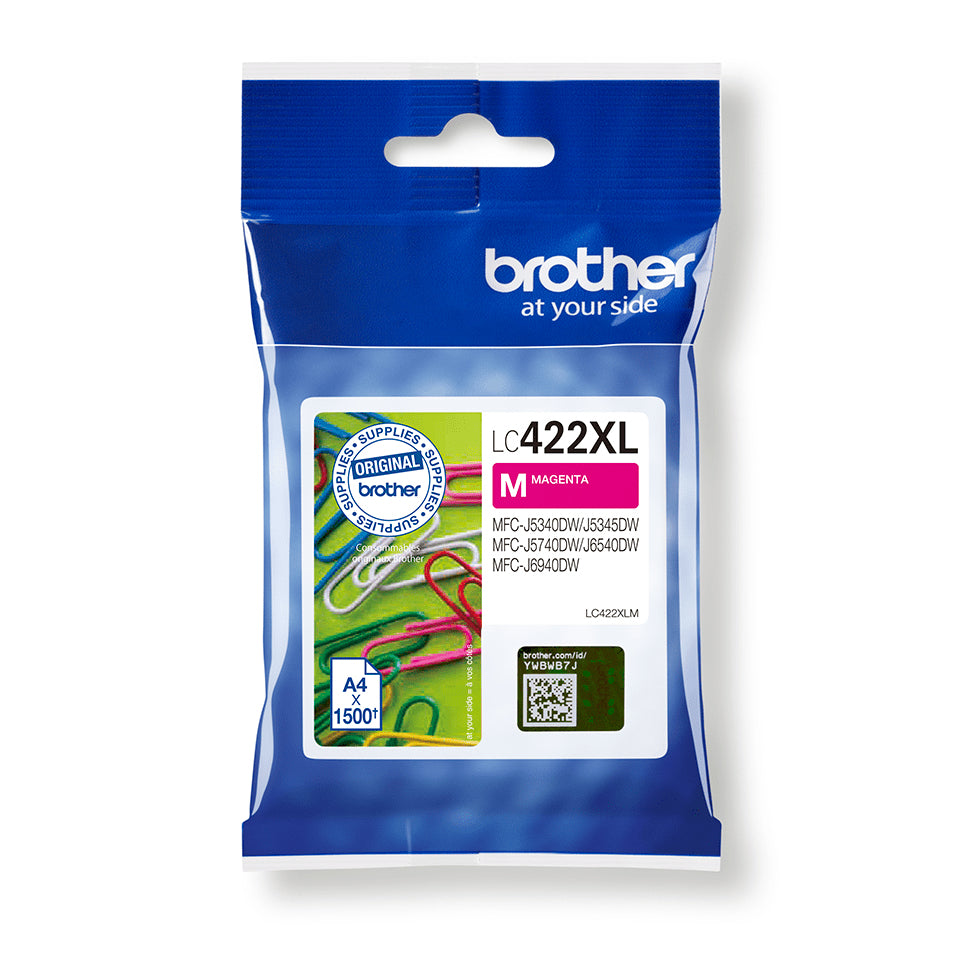 Ink Brother Lc422Xlm Magenta 1 500P G Mfcj5340 5740Dw Mfcj6540 6940Dw - Visualizzazione dettagliata