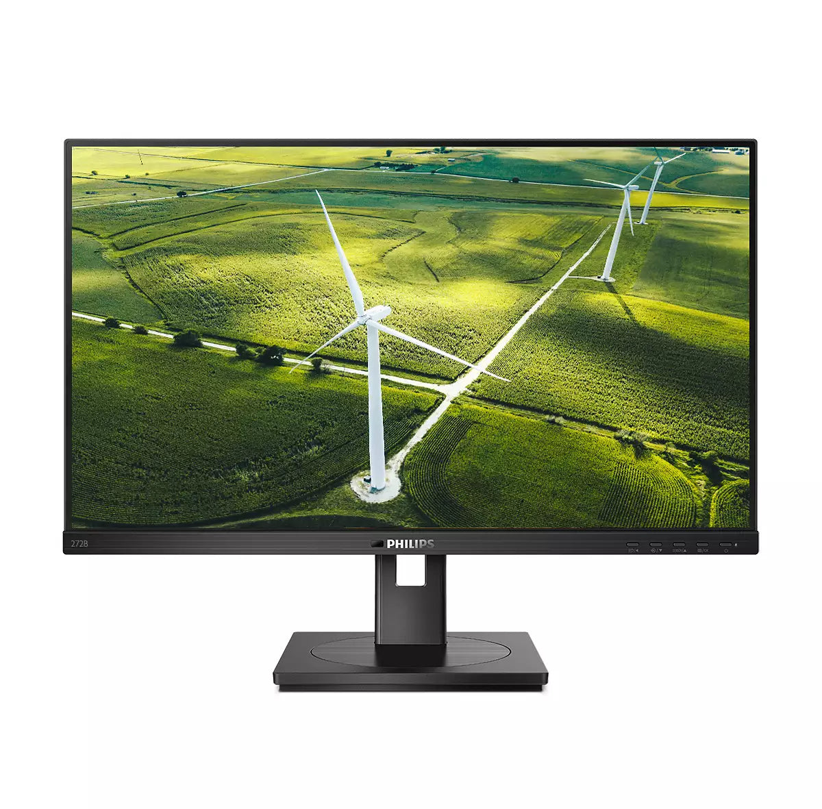 Mon 27Ips Vga Dvi Dp Hdmi Mm Ergo Pivot Reg Altezza 272B1G 00 - Visualizzazione dettagliata