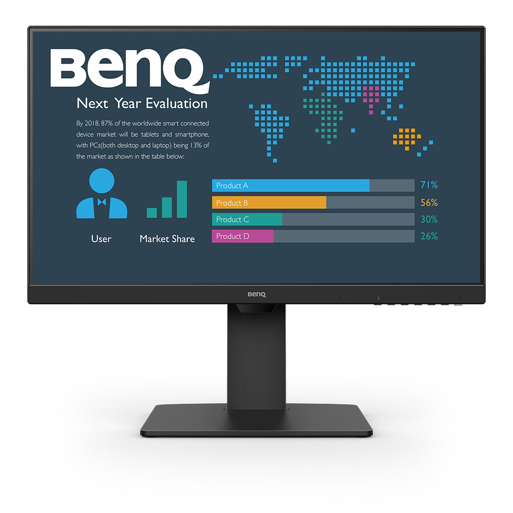 Mon 27Ips Hdmi Dp Mm 100Hz Usbc Benq Bl2786Tc Pivot Reg Altezza - Visualizzazione dettagliata