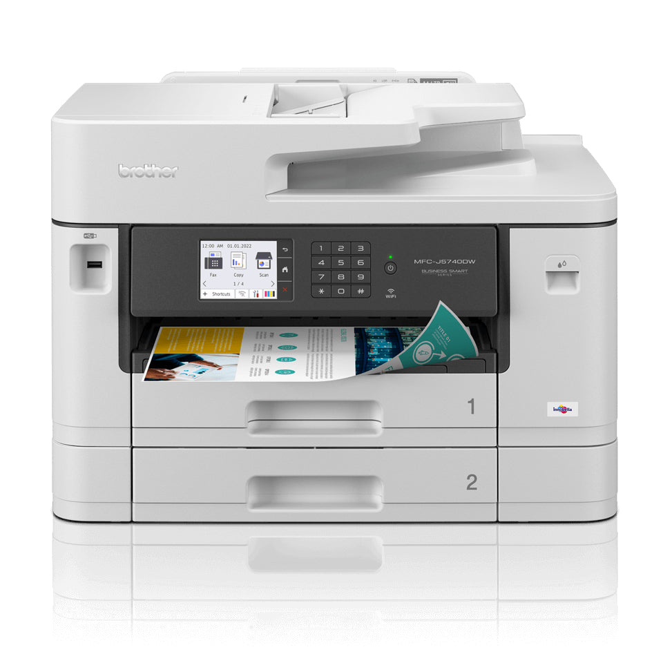 Mf Ink Col A3 A4 Wifi F R Adf 28Ppm 2 Vassoi 250Fg Mfcj5740Dw - Visualizzazione dettagliata