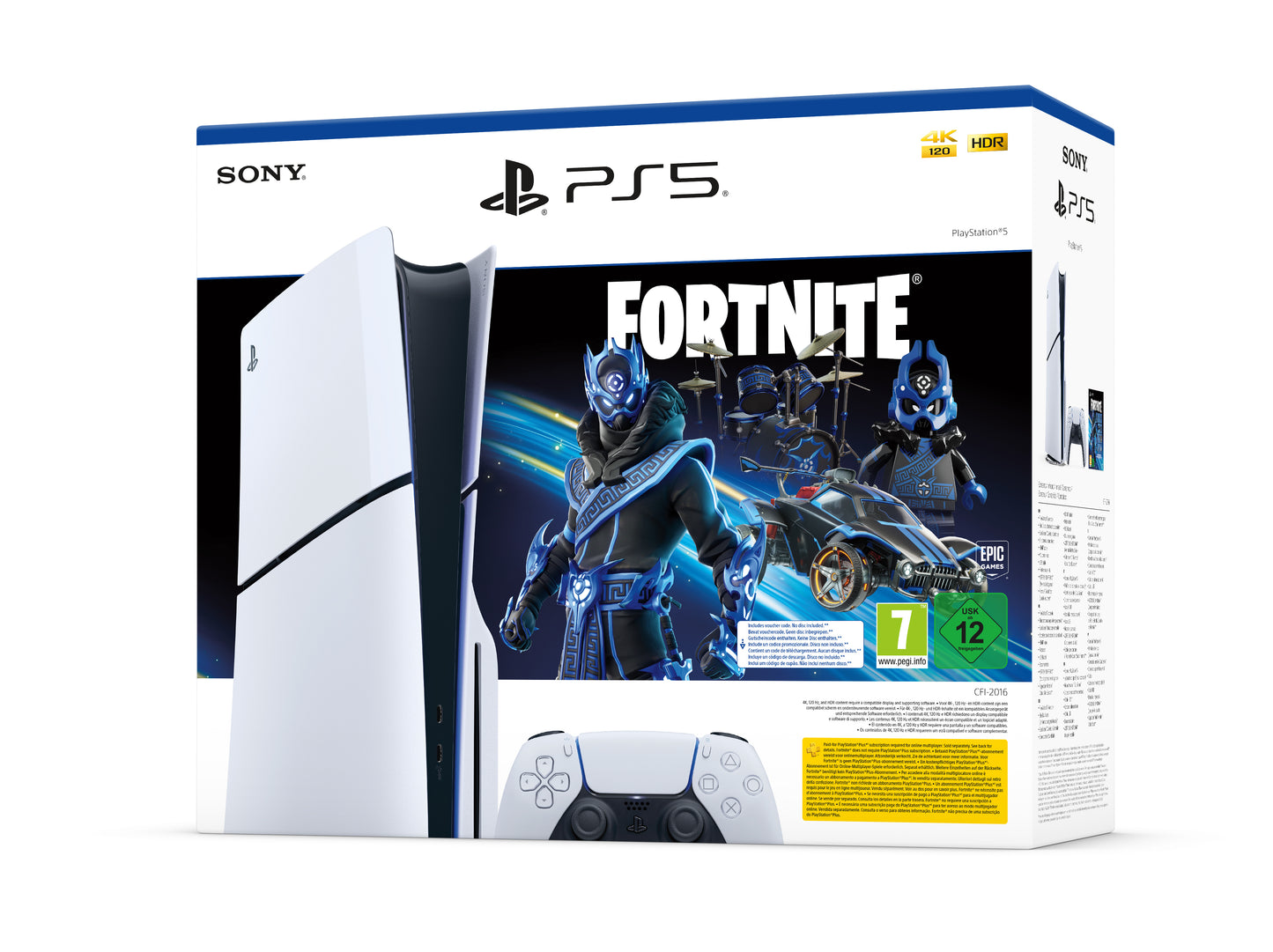 Sony Playstation 5 1Tera Ps5 White Con Fortnite Italia Disc Edition - Visualizzazione dettagliata
