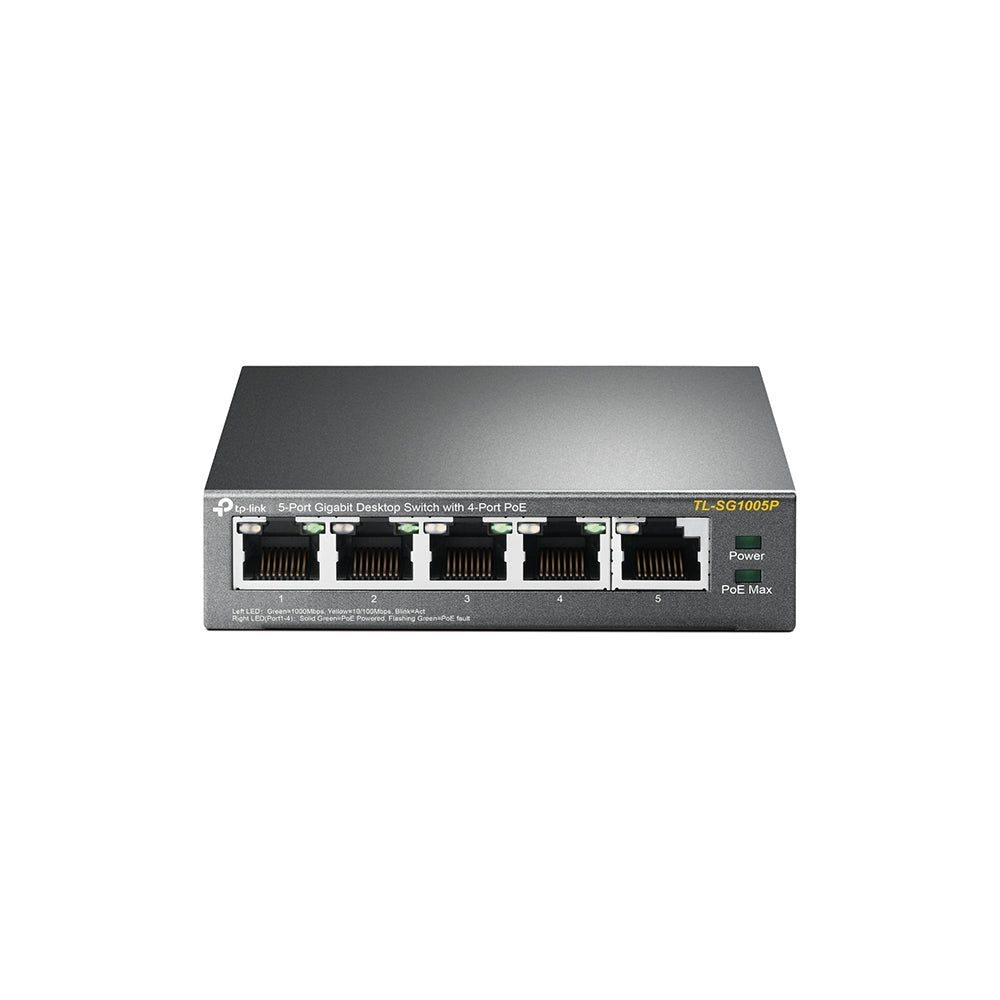 Switch 5P Gigabit Di Cui 4P Poe 56W Poe Power Supply - Visualizzazione dettagliata