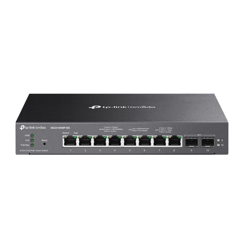 Switch 8P Poe Omada 8X2 5G Poe 2X10G Sfp Slots Smart Switch - Visualizzazione dettagliata