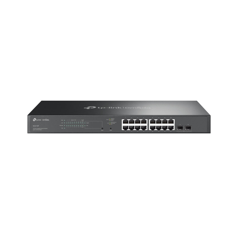 Switch 18P Rj45 Poe 2P Gigabit Sfp 16Xgigabit Poe 150W Poe Power - Visualizzazione dettagliata