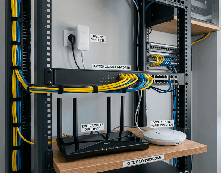 Rete e Connessione: Switch, Router, Wireless e Access Point