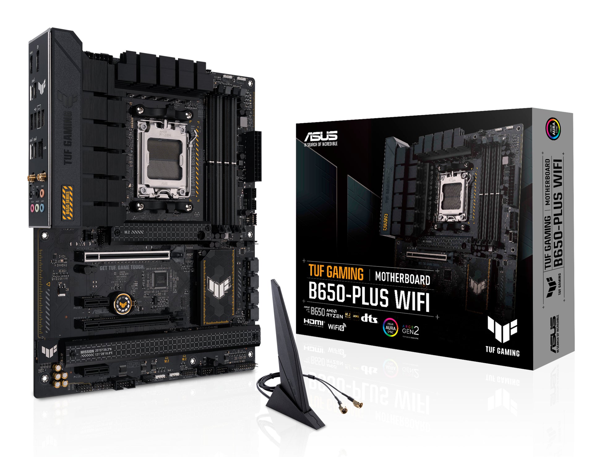 Mb Asus Tuf B650 Plus Wifi Am5 Atx 4D5 U3 2 Raid Gbl H Dp - Visualizzazione dettagliata