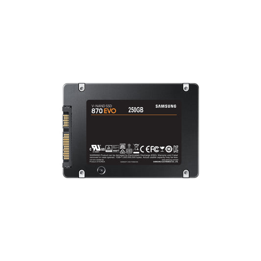Ssd 2 5 250Gb Sata3 Evo 870 Samsung R W 560 530 Mb S 3D Nand - Visualizzazione dettagliata