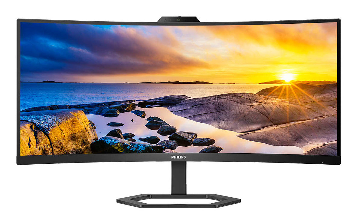 Mon 34Ips 3440X1440 Hdmi Dp Usbc 21 9 Mm 1Ms Web 34E1C5600He Curved - Visualizzazione dettagliata