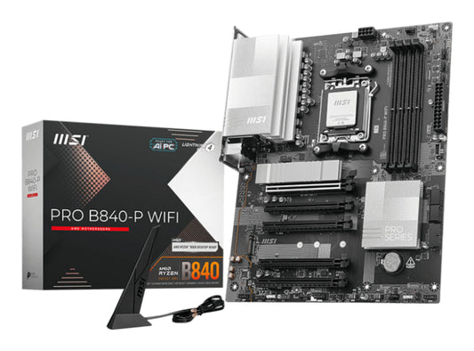 Mb Msi Pro B840 P Wifi Am5 4Ddr5 5Pcie 3M2 4Sata 1Hdmi - Visualizzazione dettagliata