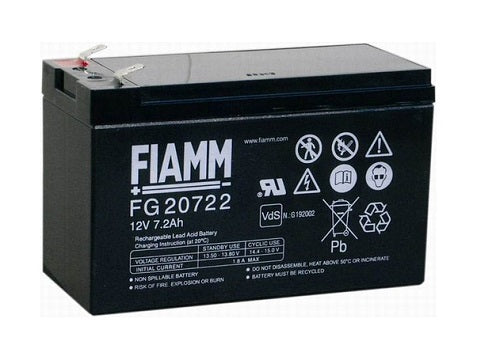 Batteria Ups Fiamm 12V 7 2 Ah - Visualizzazione dettagliata