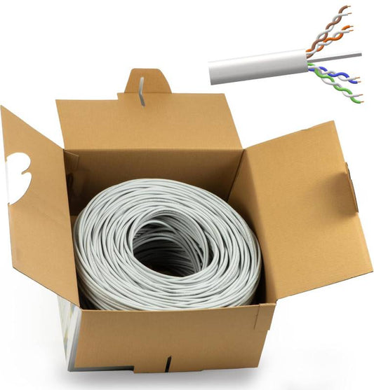 Bobina Rete Utp Cat 5E 305Mt Rame Awg24 Lsoh Classe Cpr Eca - Visualizzazione dettagliata