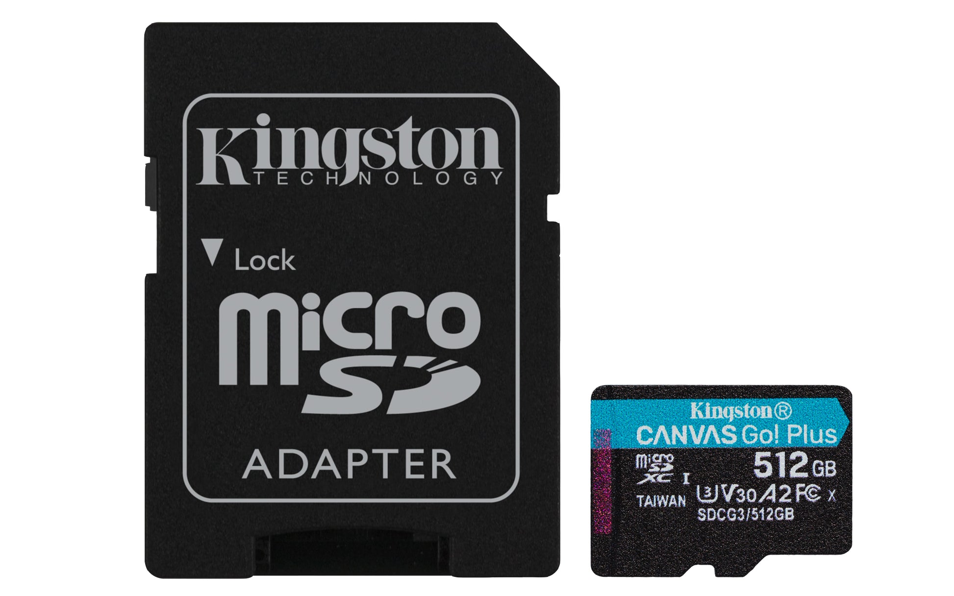 Sd Micro 512Gb Cl10 Uhs I Con Adatt 170Mb S Let 90Mb S Scrit Kingston - Visualizzazione dettagliata