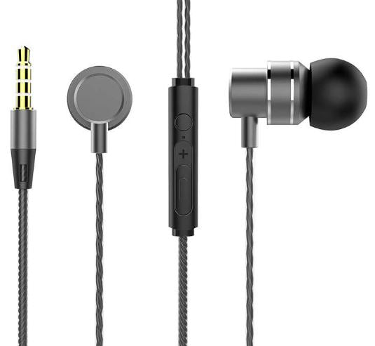 Auricolari Con Microfono Lenovo Metal Earbuds Black - Visualizzazione dettagliata