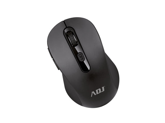 Mouse Wireless Ottico Evo Pure Bk 1600 Dpi 6 Tasti Con Ricevitore Adj - Visualizzazione dettagliata
