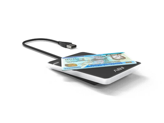 Lettore Smart Card Rfid Nfc Bk Per Carte Cie 3 0 Lettura 424Kbps - Visualizzazione dettagliata