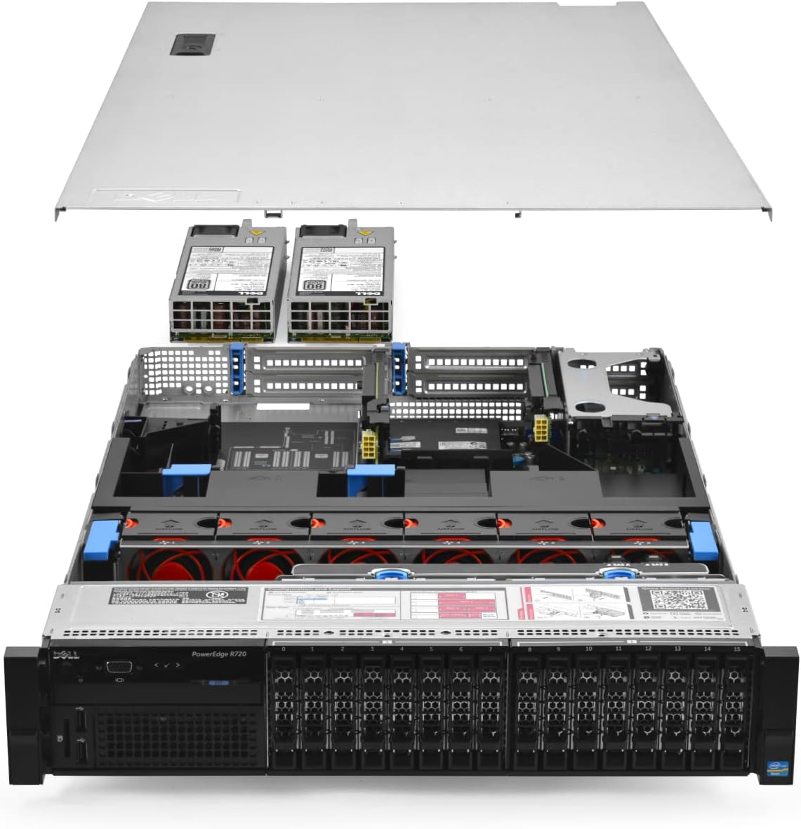 Server Ref Dell R720 8Xlff E5 2620 V2 32Gb 2X3Tb Sas 3 5 H710 Raid - Visualizzazione dettagliata