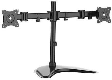 Staffa Tv Monitor Da Tavolo Appoggi Dimensioni Da 13 A 27 2 Monitor - Visualizzazione dettagliata