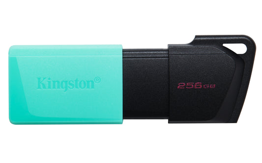 Pen Drive 3 2 256Gb Type A Exodia M Black Teal Kingston Cappuccio Remov - Visualizzazione dettagliata