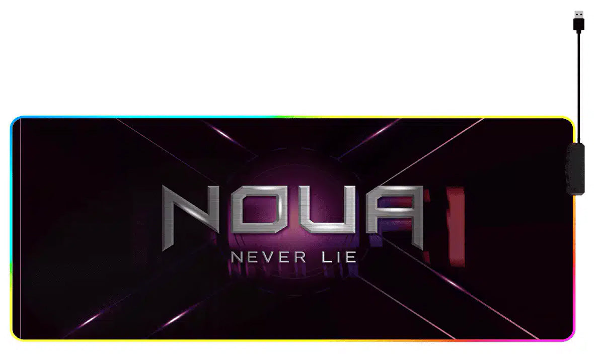 Tappetino Mouse Dusk Pro Rgb Rainbo W 800 300 4Mm Hub 4Porte Usb 2 0 - Visualizzazione dettagliata