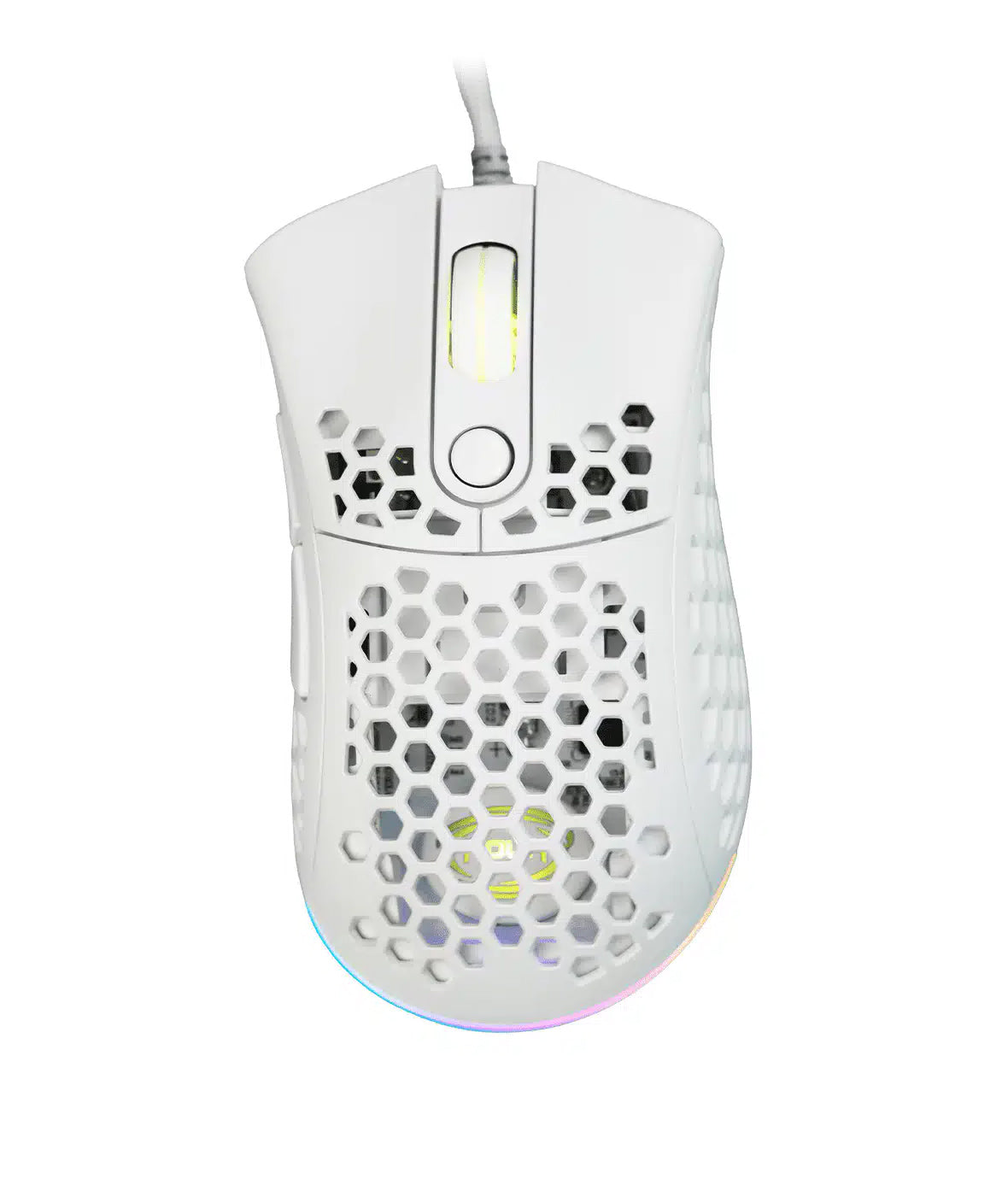 Mouse Usb Gaming Myst M80 White 5 Tasti 10000Dpi Illuminaz Rainbow - Visualizzazione dettagliata