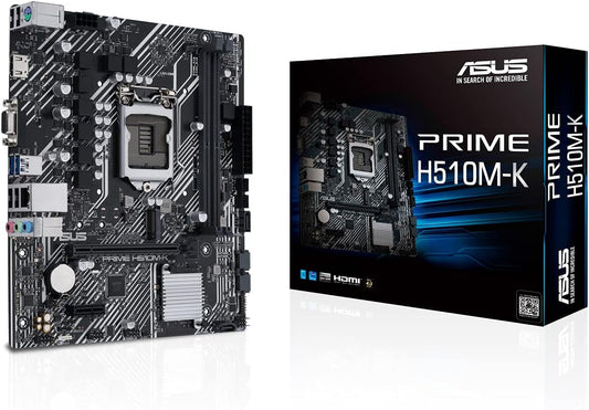 Mb Asus Prime H510M K R2 0 S1200 2D4 4S3 Gbl M 2 U3 2 Vga Hdmi - Visualizzazione dettagliata