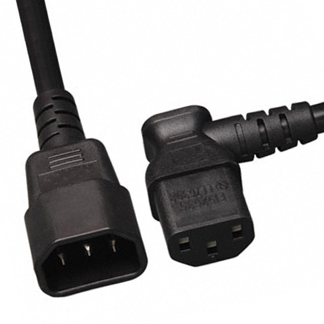 Cavo Alimentazione Per Ups 2 5Mt Bk C14 M Straight To C13 F 90 Angle - Visualizzazione dettagliata