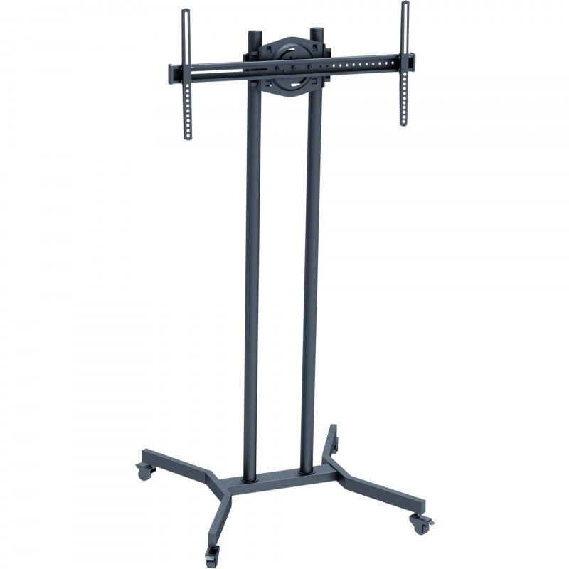 Staffa Tv Monitor 32 70 Pavimento Max25Kg Carrello Ruote Turn 90 - Visualizzazione dettagliata