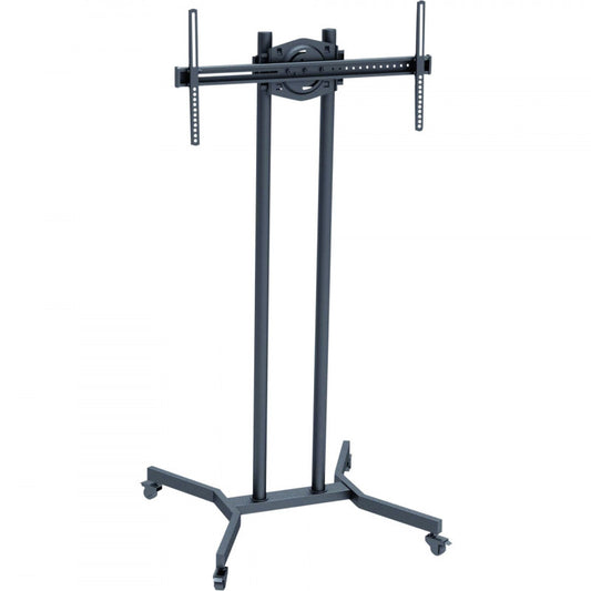 Staffa Tv Monitor 32 70 Pavimento Max25Kg Carrello Ruote Turn 90 - Visualizzazione dettagliata