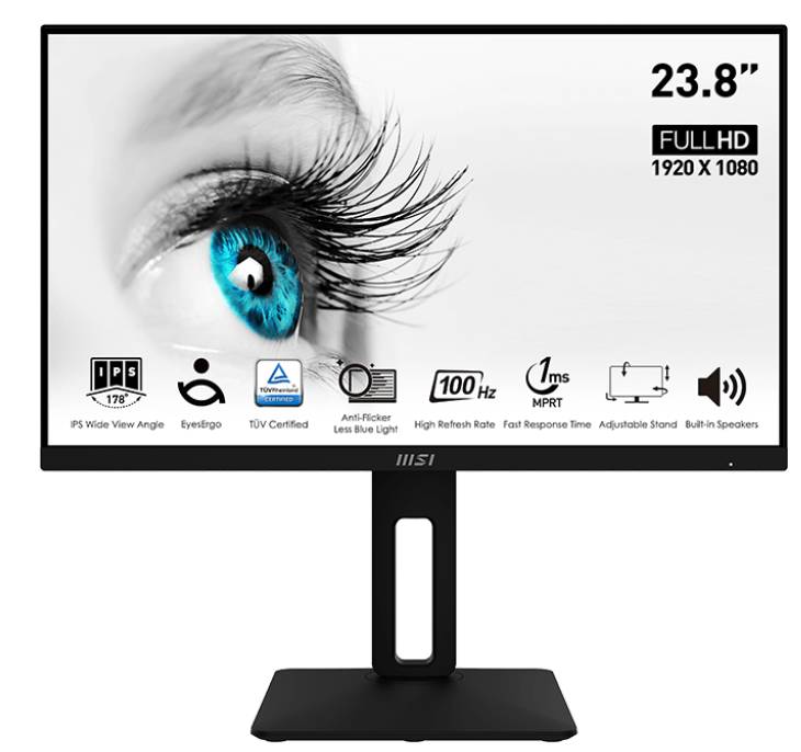Mon 23 8Ips Hdmi Vga Bk Mm Pivot T Msi Pro Mp242Ap Fhd Bk 16 9 Tilt - Visualizzazione dettagliata